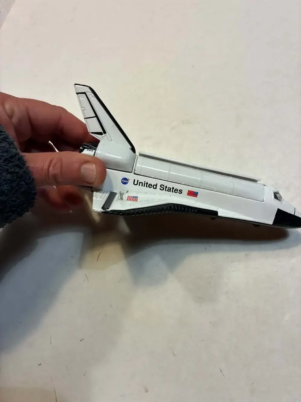 Fast Lane NASA Space Shuttle Discovery Diecast Pull Back Toy Vehicle